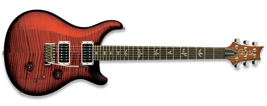 PRS 2011 Custom 24 10-Top Fire Red Burst