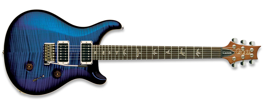 PRS 2011 Custom 24 10-Top Faded Blue Burst