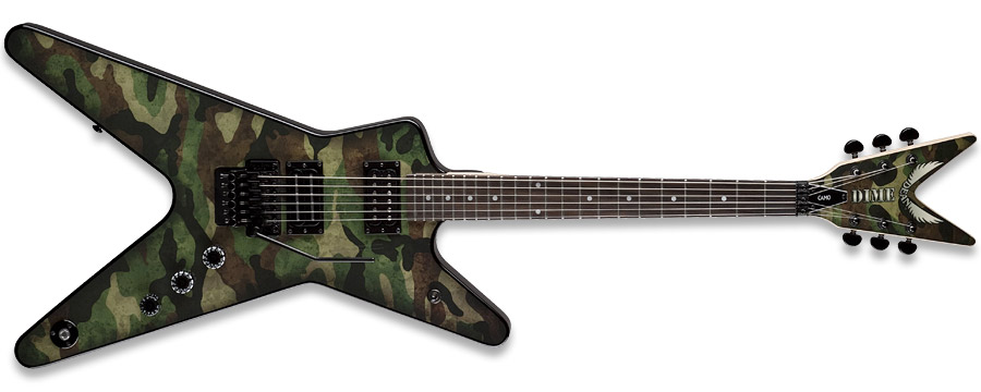 Dean Dimebag Camo Floyd ML