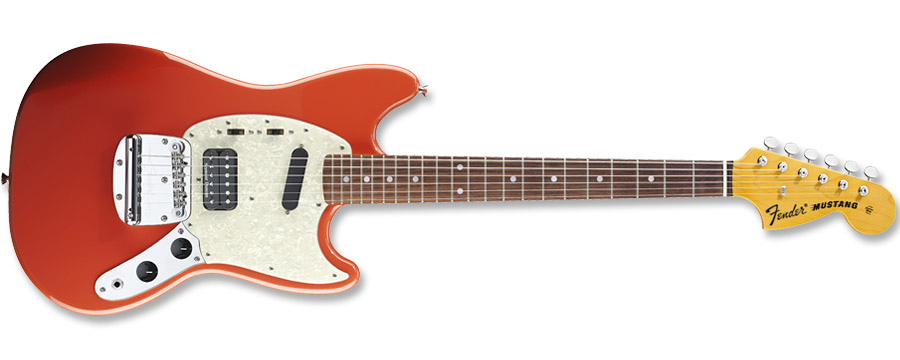 Fender Kurt Cobain Mustang Fiesta Red