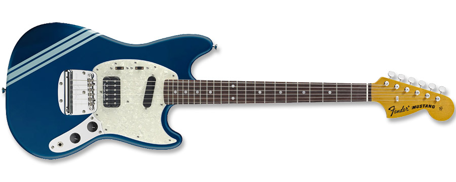 Fender Kurt Cobain Mustang Dark Lake Placid Blue