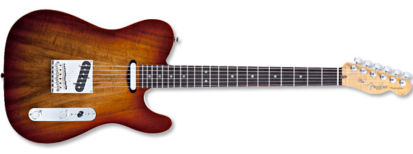 Fender Select Carved Koa Top Telecaster