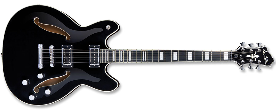 Hagstrom Viking Baritone Black