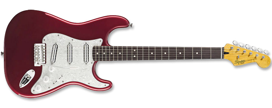 Squier Vintage Modified Surf Stratocaster Candy Apple Red