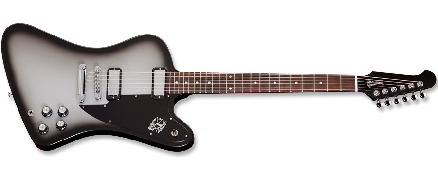 Gibson Firebird Studio 70s Tribute Satin Silver Burst