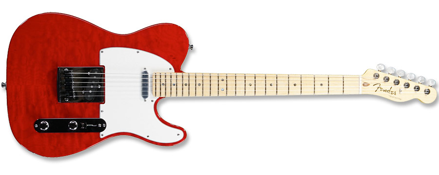 Fender Custom Deluxe Telecaster 2012 Candy Red