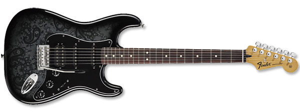 Fender FSR Black Paisley Stratocaster HSS