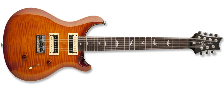 PRS SE Custom 24 7-String Vintage Sunburst