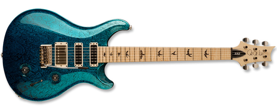 PRS Swamp Ash Studio Multi-Foil Aqua-Foil