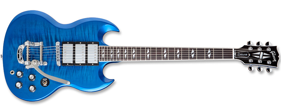 Gibson SG Deluxe Cobalt Fade
