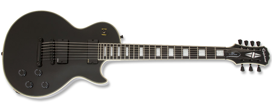 Epiphone Matthew K Heafy Les Paul Custom 7-string Ebony