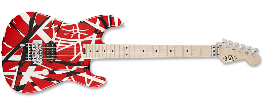 EVH Striped Series Red Black White