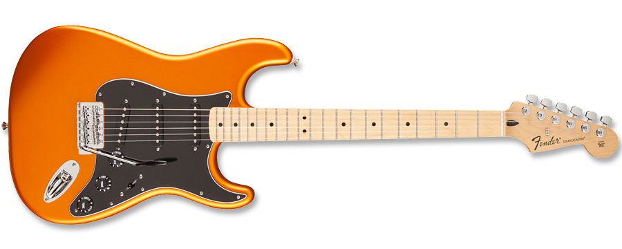 Fender Standard Stratocaster Satin Blaze Gold