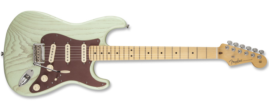 Fender FSR American Stratocaster Rustic Ash Surf Green
