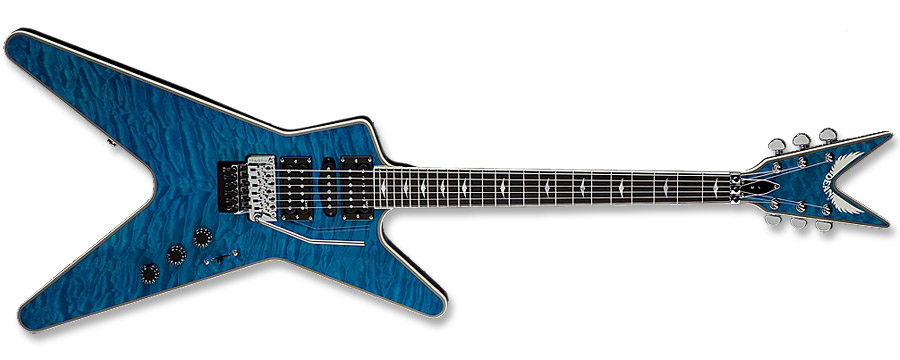 Dean DCR 8 ML Switchblade Trans Blue