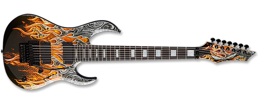 Dean Michael Angelo Batio MAB7 Warrior Armorflame