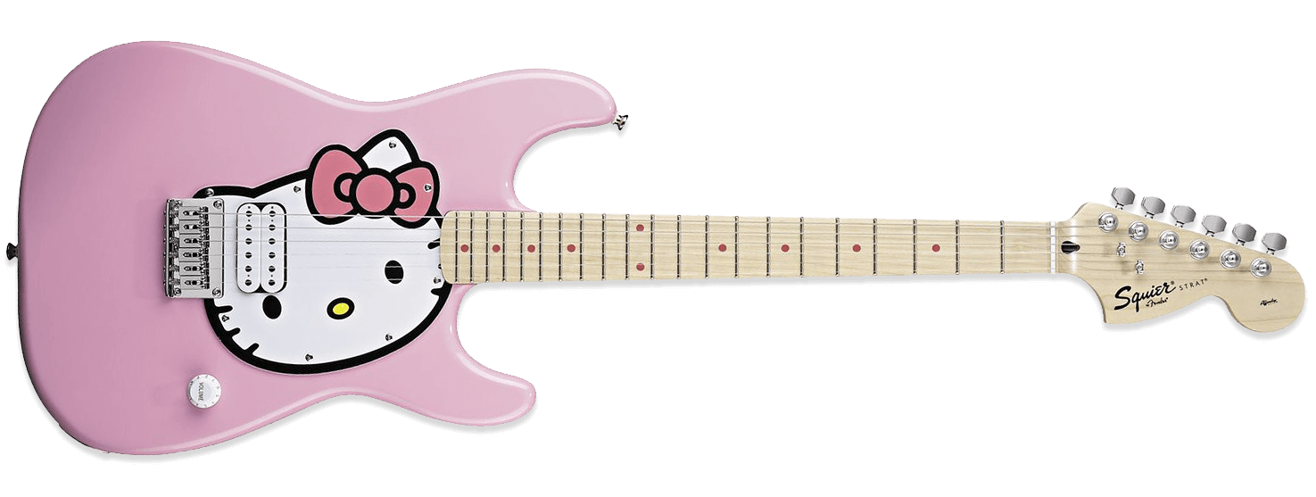 Squier Hello Kitty Stratocaster Pink