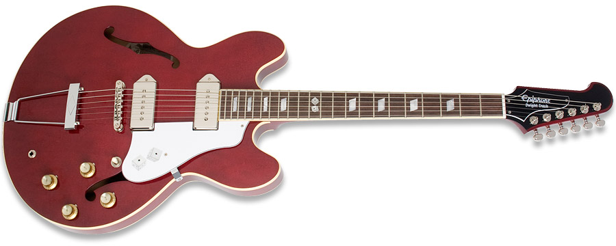 Epiphone Casino Dwight Trash Roulette Red