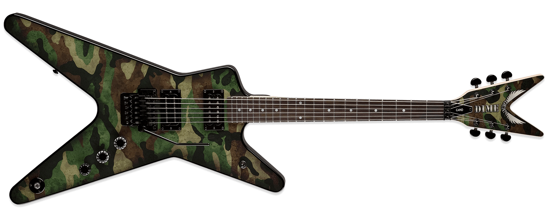 Dean Dimebag Camo Floyd ML