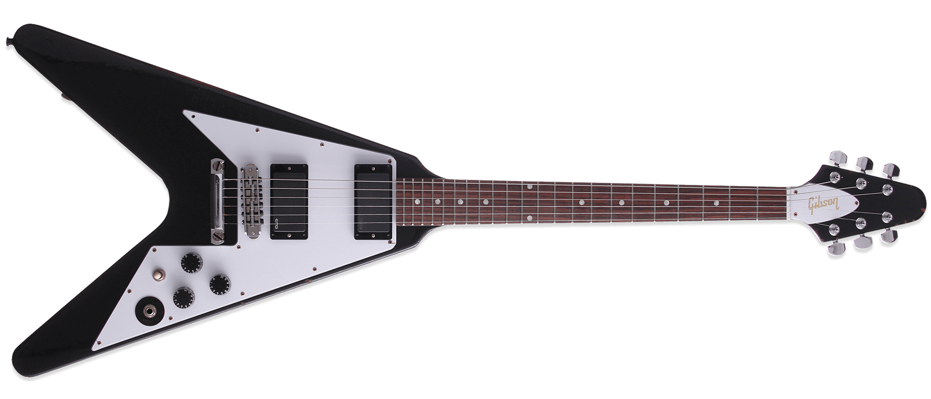 Gibson Kirk Hammett Flying-V Ebony Aged