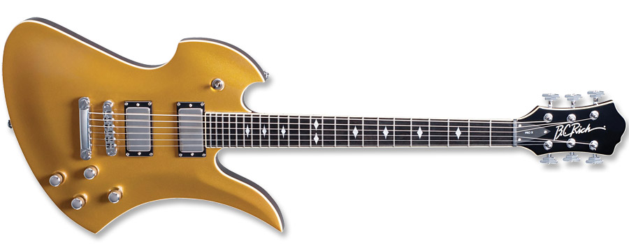 BC Rich Pro X Mockingbird Hardtail Goldtop