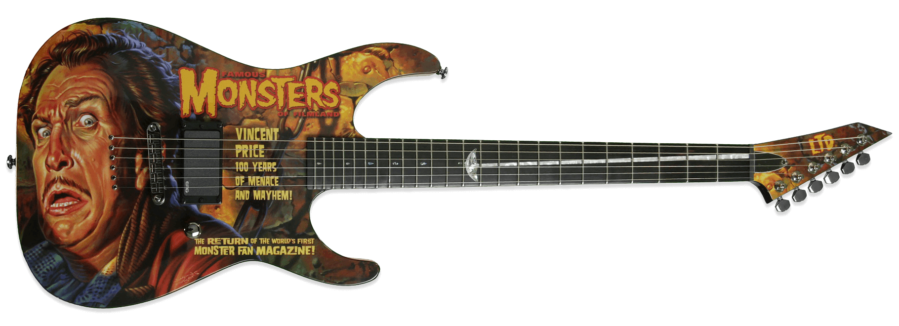 ESP LTD Vincent Price Famous Monsters Custom