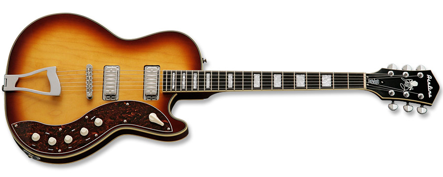 Eastwood Airline Jupiter Pro Dallas Green Honeyburst