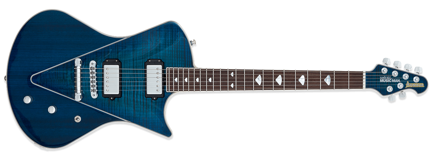 Ernie Ball Music Man Armada Balboa Blueburst Flame