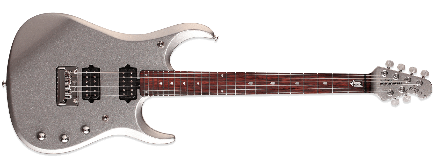 Ernie Ball Music Man John Petrucci JP13 Platinum Silver