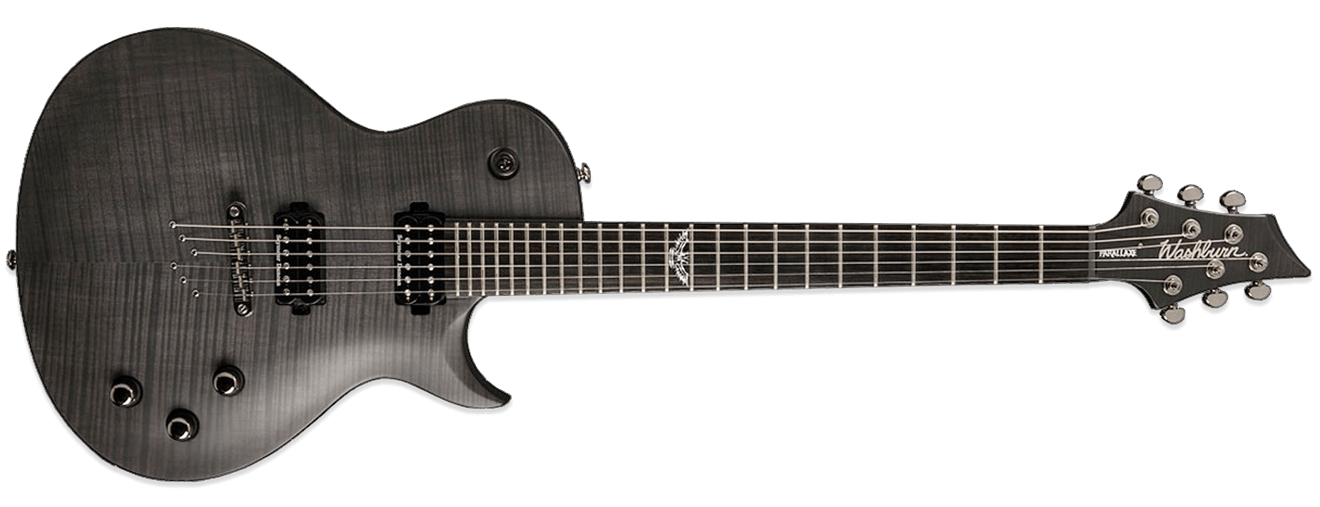 Washburn Parallaxe PXL10 Flame Trans Black