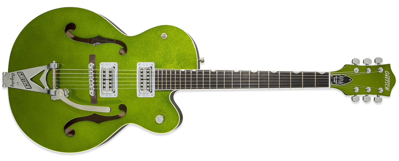 Gretsch G6120SH Brian Setzer Hot-Rod Green Sparkle