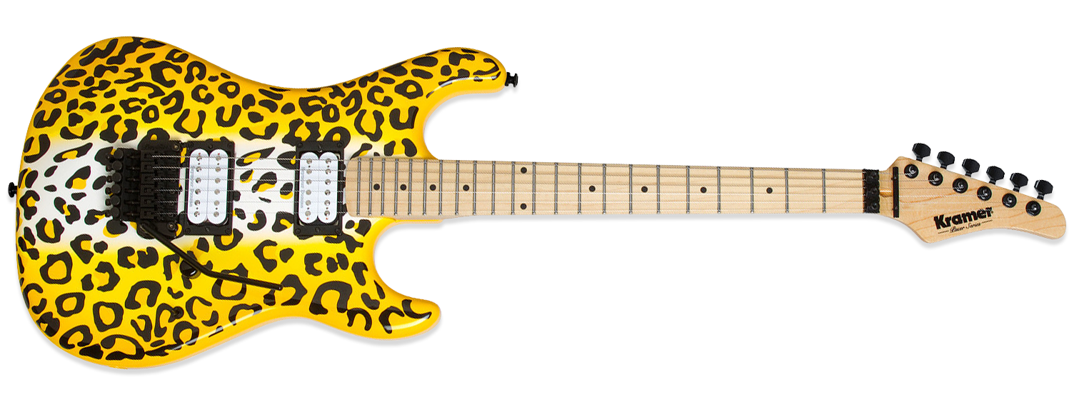 Kramer Pacer Vintage Satchel Signature Yellow Leopard