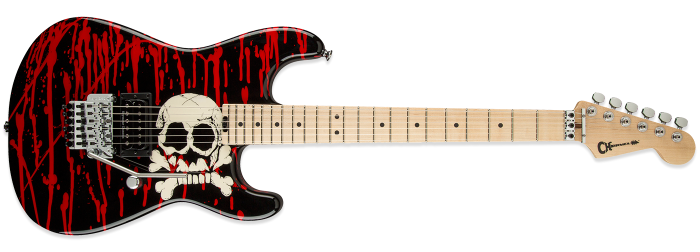 Charvel Warren DeMartini Signature Blood and Skulls Pro Mod