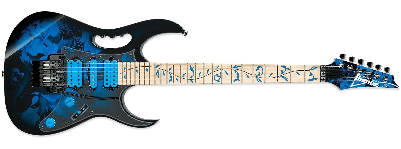 Ibanez JEM77P Premium Steve Vai Blue Floral