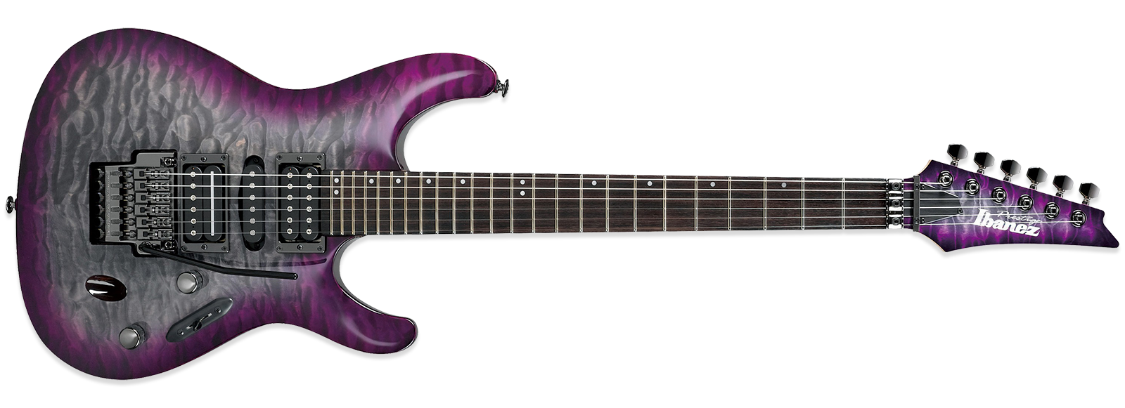 Ibanez S Prestige S5570Q Purple Doom Burst