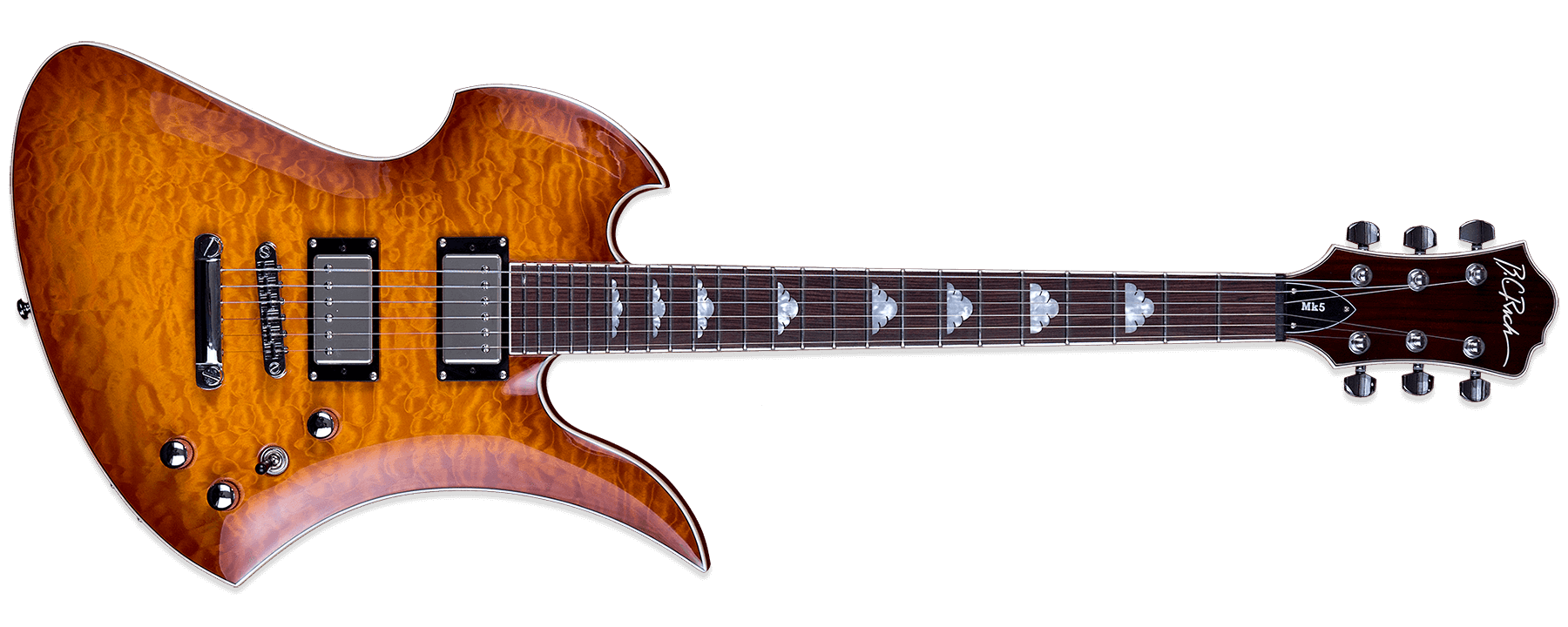 BC Rich Mk5 Mockingbird Amber Burst