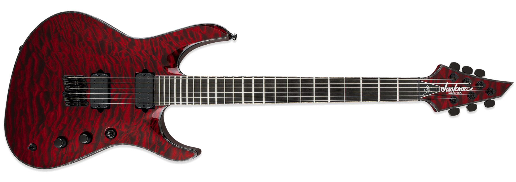 Jackson Chris Broderick Soloist HT6 Transparent Red