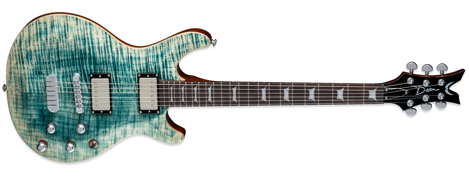 Dean Icon Flame Top Faded Denim