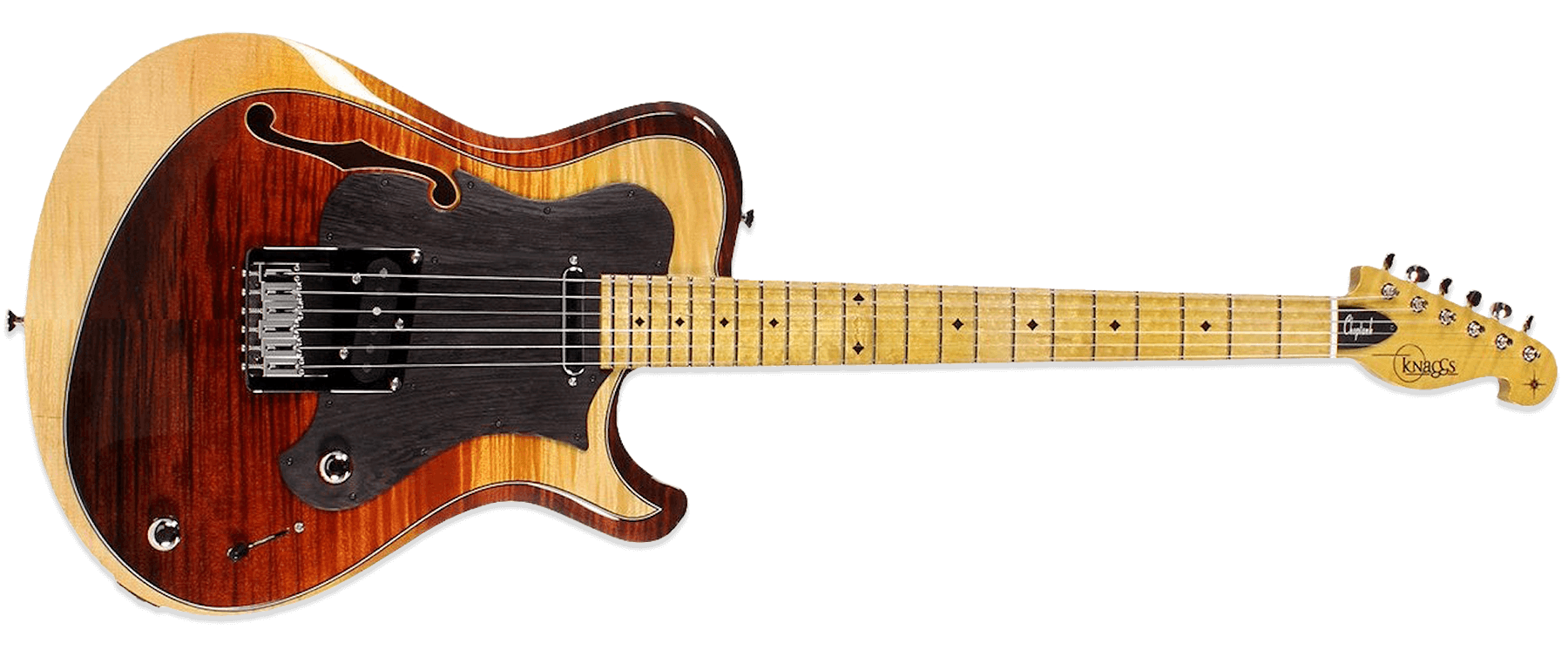 Knaggs Choptank T2 Hollowbody Wickedburst