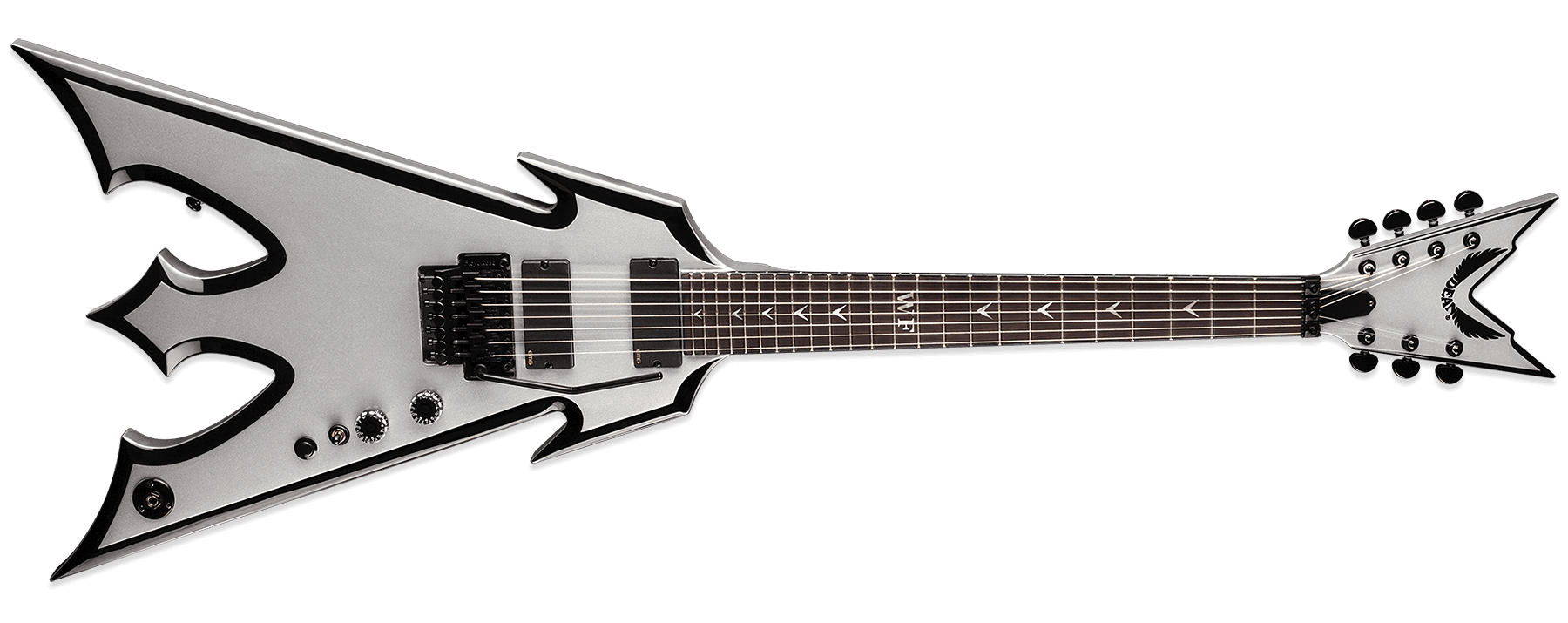 Dean Trident 7 WF Metallic Silver