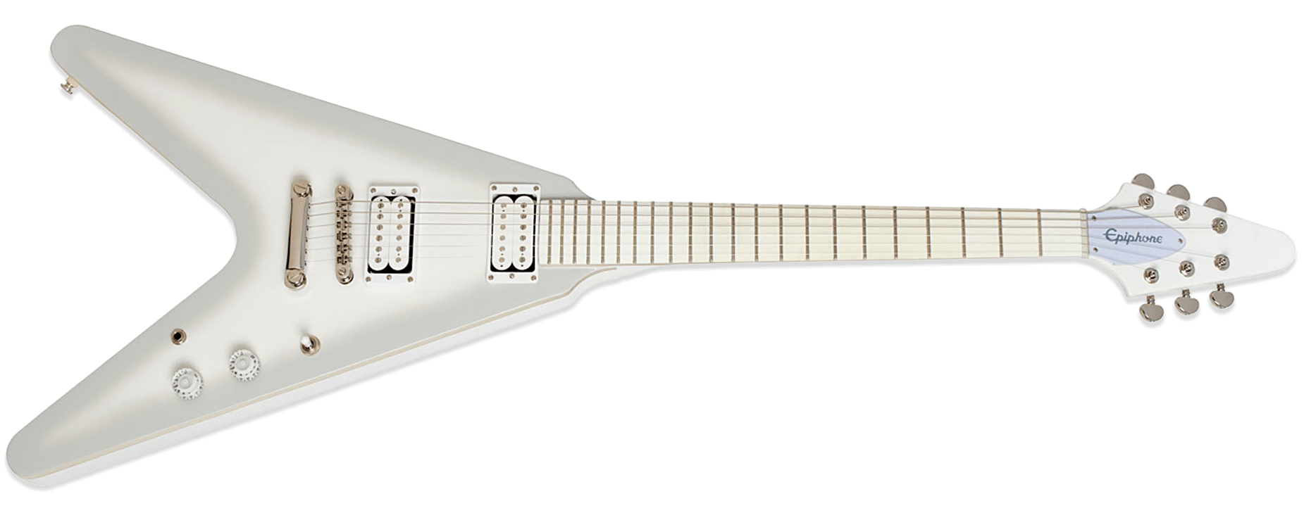 Epiphone Brendon Small Flying V Snow Falcon Snow Burst