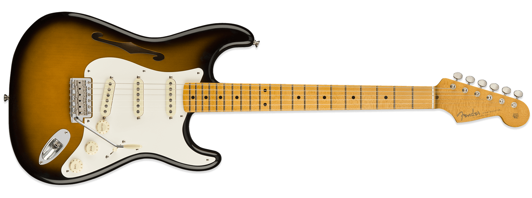 Fender Eric Johnson Thinline Stratocaster 2-Tone Sunburst